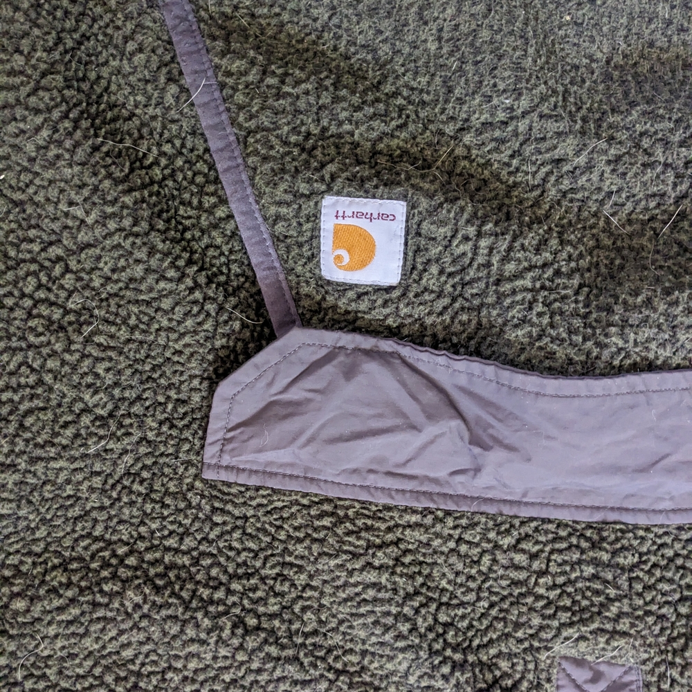 Carhartt Olive Green Sherpa